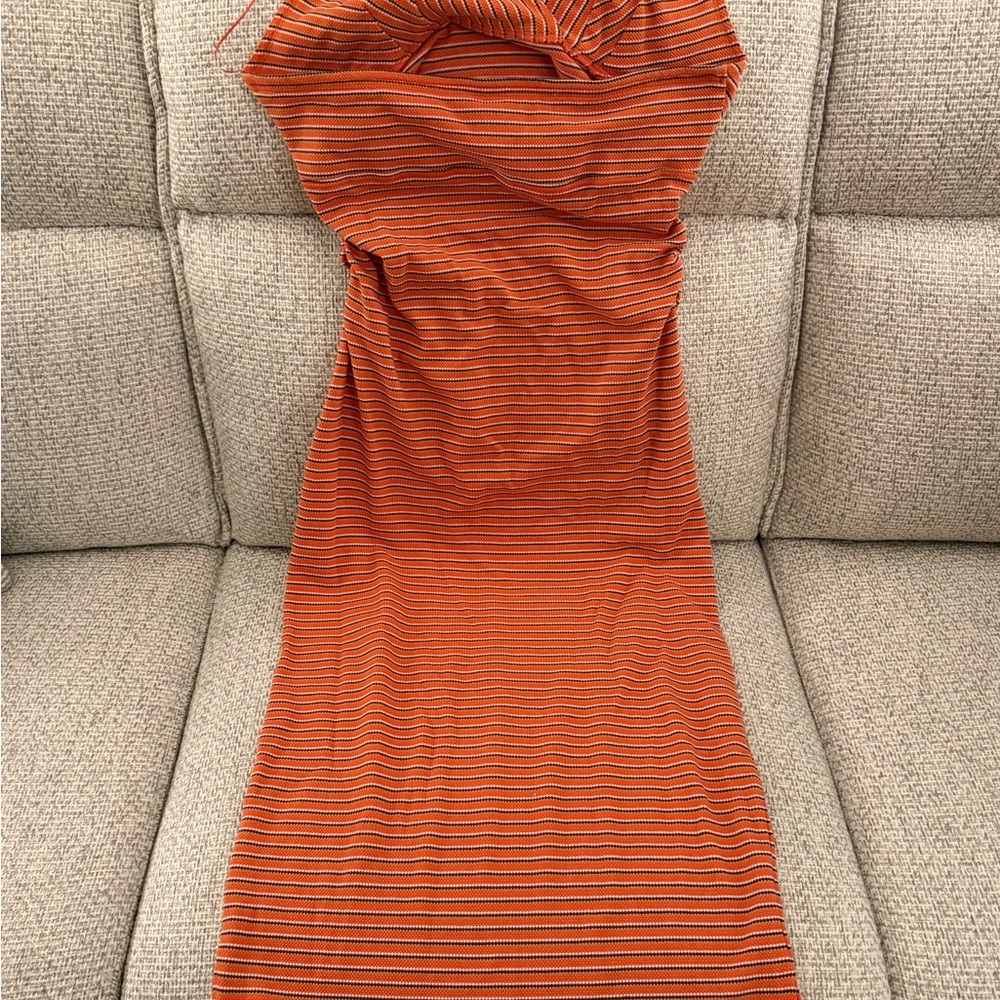 Pilcro High Tide Halter Slim Midi Dress Anthropologie - Picture 5 of 11